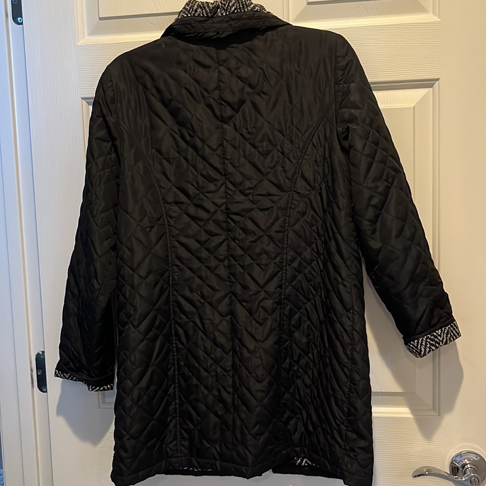 Chicos Lightweight Black Quilted Jacket - image 6